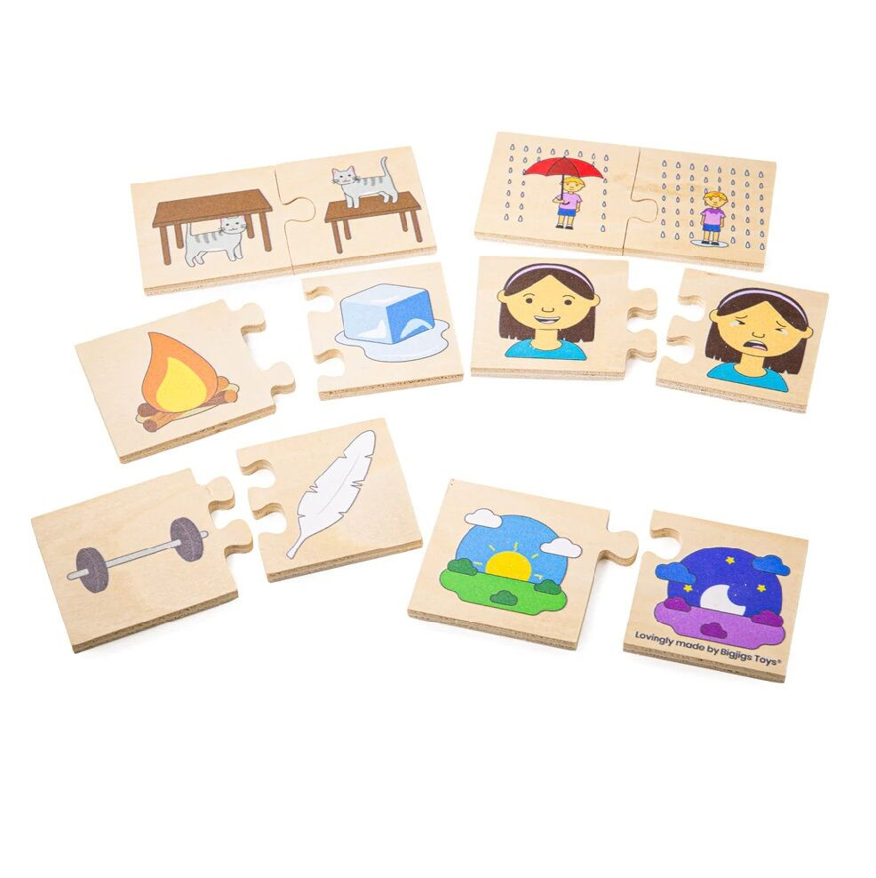 Bigjigs Toys Puzzle - Protiklady